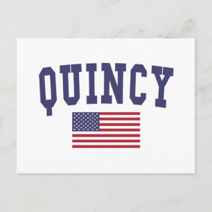 Cartão Postal Sinalizador Quincy MÃE EUA