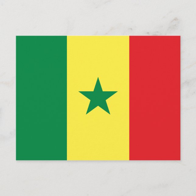 Cartão Postal Sinalizador Senegal (Frente)