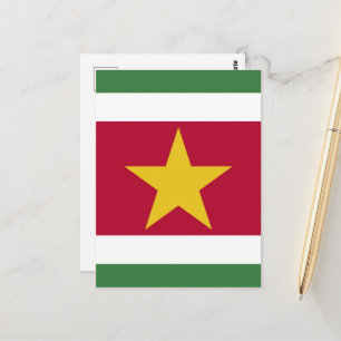 Cartão Postal Sinalizador Suriname