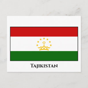 Cartão Postal Sinalizador Tajiquistão