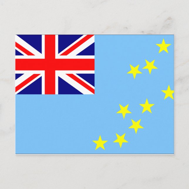 Cartão Postal Sinalizador Tuvalu (Frente)
