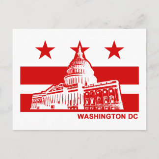 Cartão Postal Sinalizador Washington DC