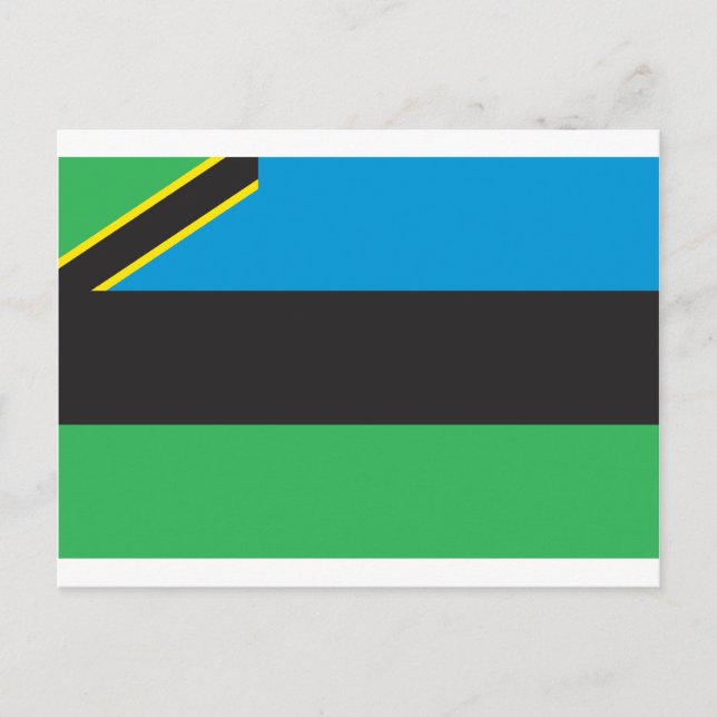 Cartão Postal Sinalizador Zanzibar (Frente)