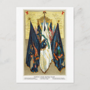 Cartão Postal Sinalizadores de Batalha da Guerra Civil n.o 4