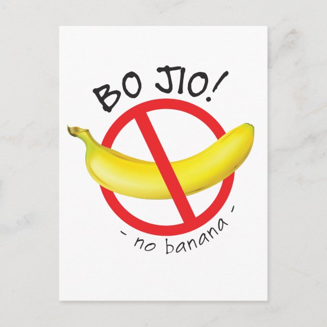 Cartão Postal Singapura - Bo Jio - Sem Convite, Sem Banana (Frente)