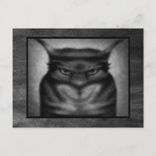 Cartão Postal Sinister Cat