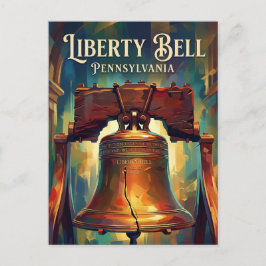 Cartão Postal Sino da Liberdade Pensilvânia