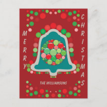 Sino de Natal/Férias Personalizável e Editável
