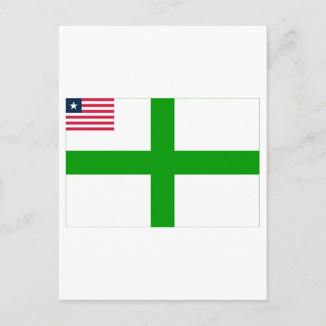 Cartão Postal Sinoe County Flag (Frente)