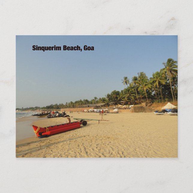 Cartão Postal Sinquerim Beach (Frente)