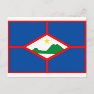 Cartão Postal Sint Eustatius Flag