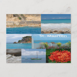 Cartão Postal Sint Maarten - Rua. Martin Postcard