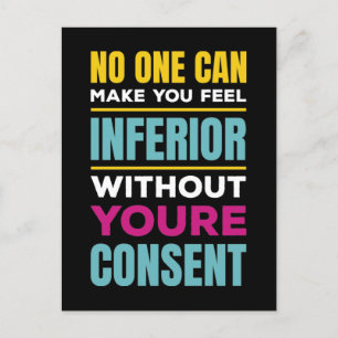 Cartão Postal Sinta-se Inferior Eleanor Roosevelt Direitos da Mu