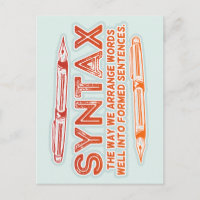 Sintaxe estrutura de sentenças engraçadas Gramátic