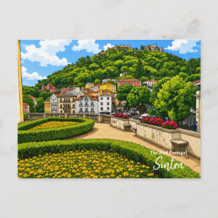 Cartão Postal Sintra Colorida-- O Portugal Real