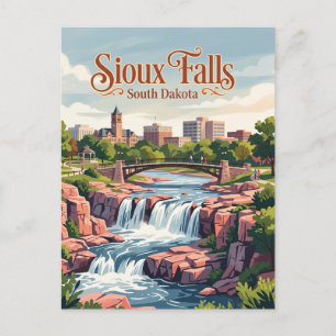 Cartão Postal Sioux Falls Dakota do Sul