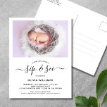 Cartão Postal Sip and See Photo<br><div class="desc">Cartão-postal personalizado de "sip and see".</div>