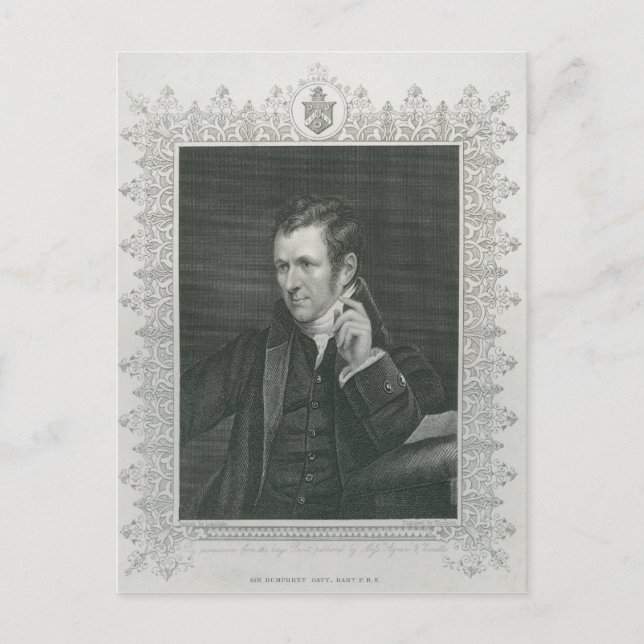 Cartão Postal Sir Humphry Davy (Frente)