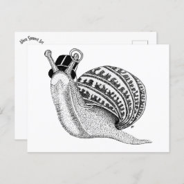 Cartão Postal Sir Peter the Snail