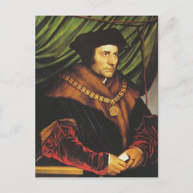 Cartão Postal Sir Thomas More (Frente)