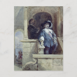 Cartão Postal Sir Thomas Wentworth e John