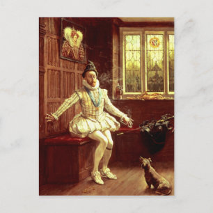 Cartão Postal Sir Walter Raleigh é o primeiro fumante