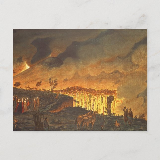 Cartão Postal Sir William Hamilton mostrando Fernando IV (Frente)