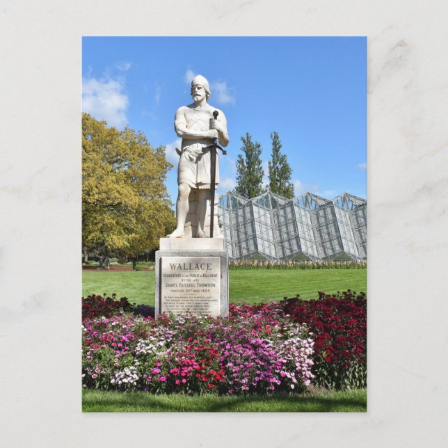 Cartão Postal Sir William Wallace Statue (Frente)