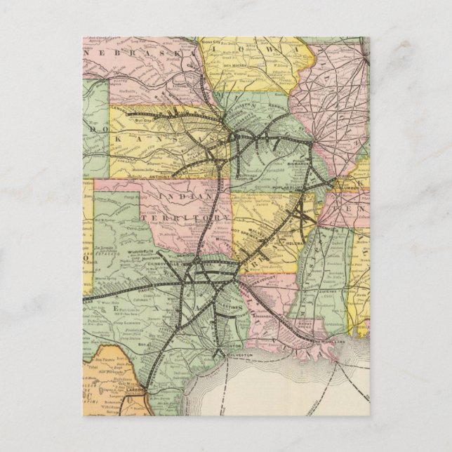 Cartão Postal Sistema Ferroviário Sudoeste (Frente)