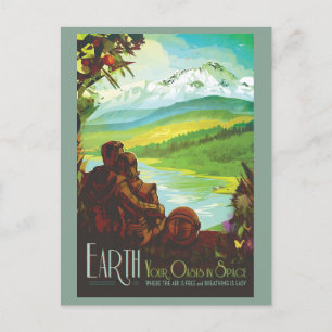 Cartão Postal Sistema Solar Espacial da Terra Planeta