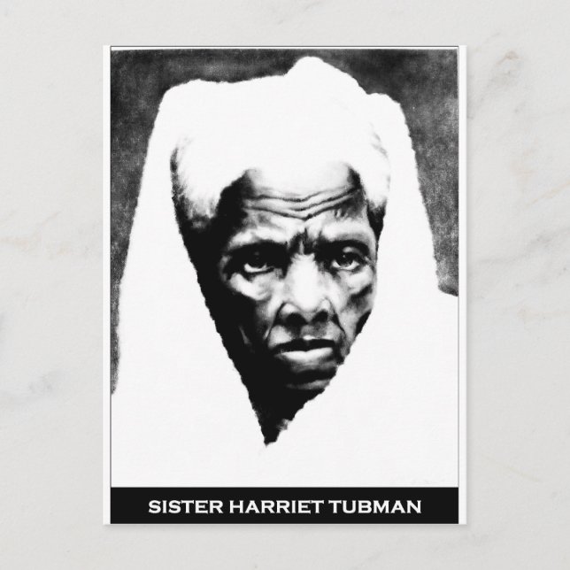 Cartão Postal Sister Harriet Tubman (Frente)