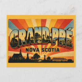 Cartão Postal Sítio Histórico Nacional Grand-Pré Nova Escócia