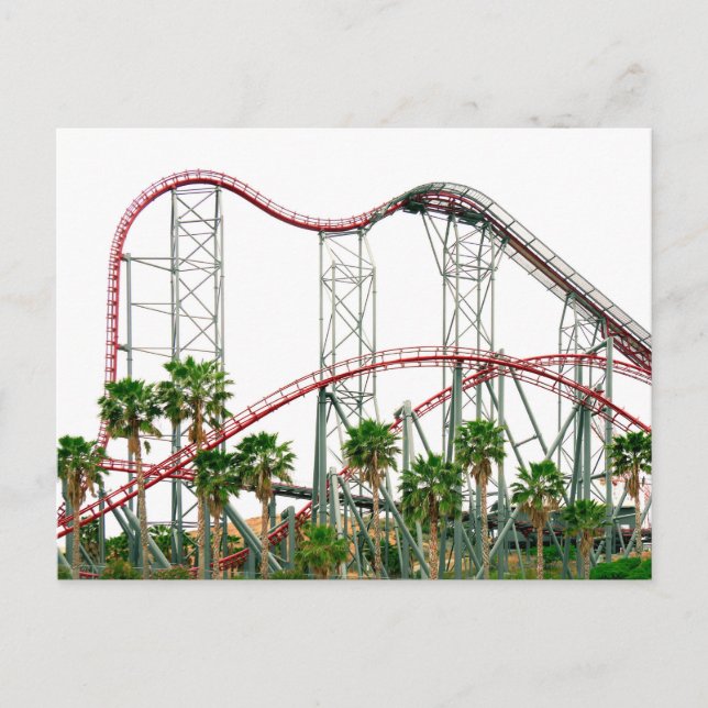 Cartão Postal Six Flags Magic Mountain (Frente)