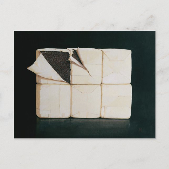 Cartão Postal Six Stacked Packages (Frente)