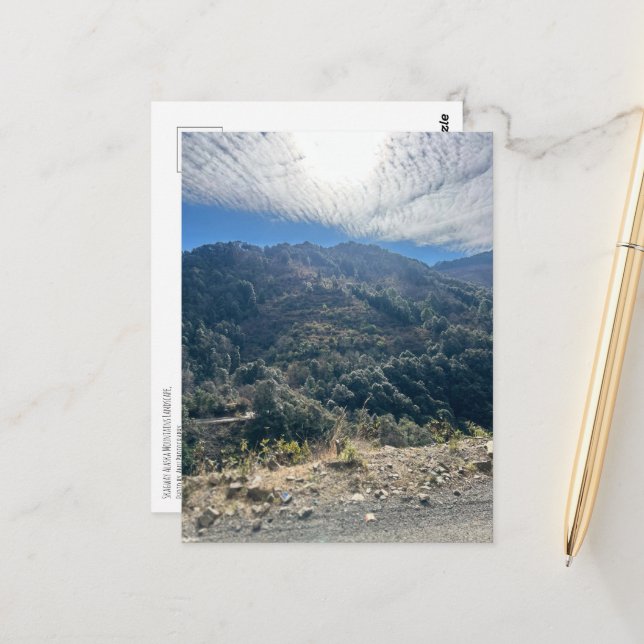 Cartão Postal Skagway, Alasca, Landscape Card (Frente/Verso In Situ)