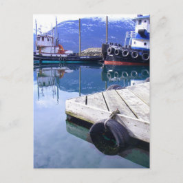 Cartão Postal Skagway, Alaska Tugs