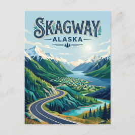 Cartão Postal Skagway EUA