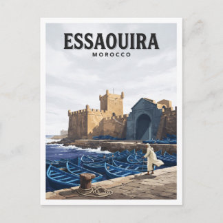 Cartão Postal Skala du Port Essaouira Marrocos