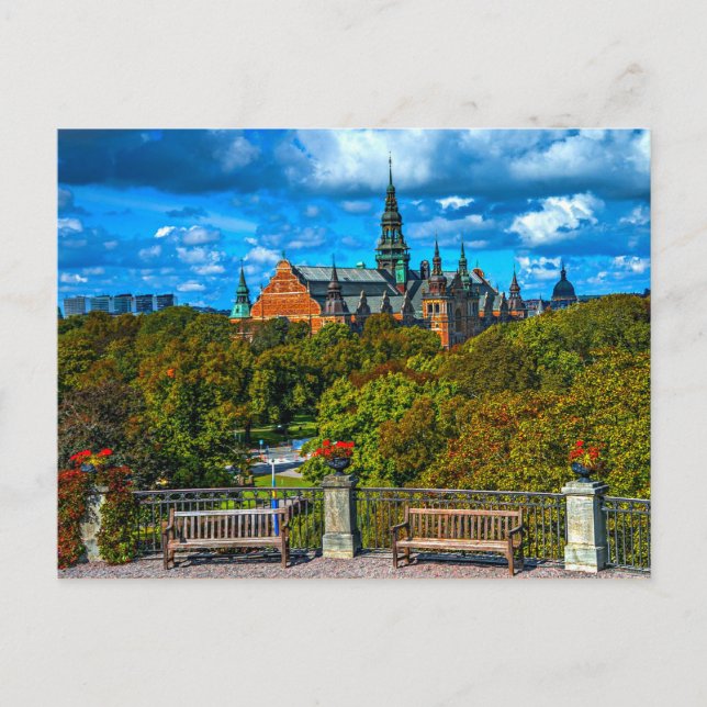 Cartão Postal Skansen, Estocolmo, Suecia (Frente)