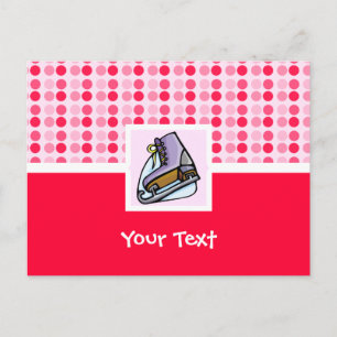 Cartão Postal Skate de gelo