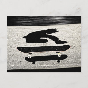 Cartão Postal skateboard sanduíche
