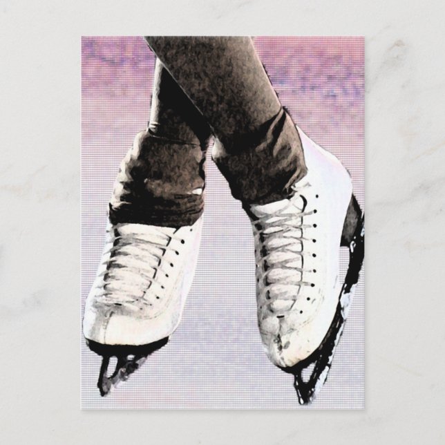 Cartão Postal Skates artísticos (Frente)