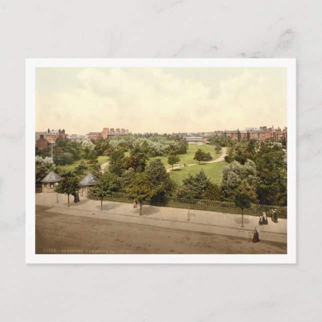 Cartão Postal Skegness Gardens, Lincolnshire, Inglaterra (Frente)