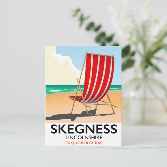 Cartão Postal Skegness Lincolnshire poster (Em pé/Frente)