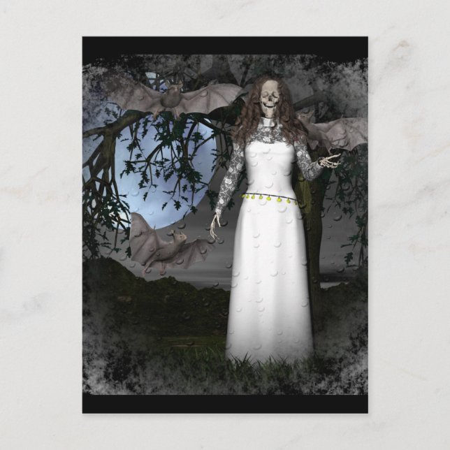 Cartão Postal Skeleton Woman (Frente)