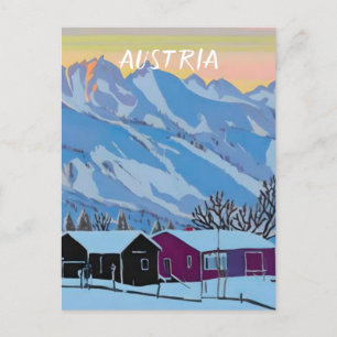 Cartão Postal ski Áustria