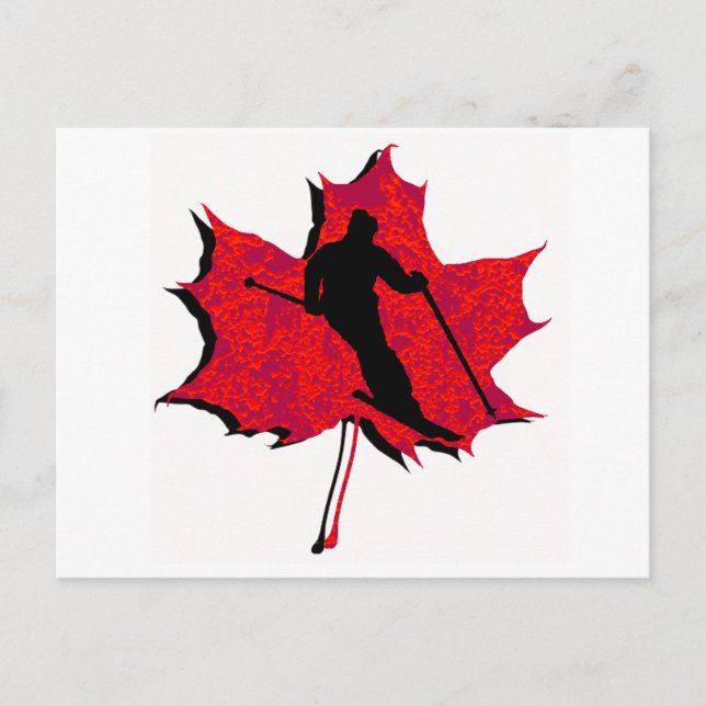 CARTÃO POSTAL SKI RED MAPLE (Frente)
