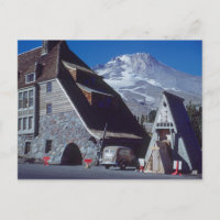Ski Timberline Lodge Mt Hood Oregon Foto de 1950