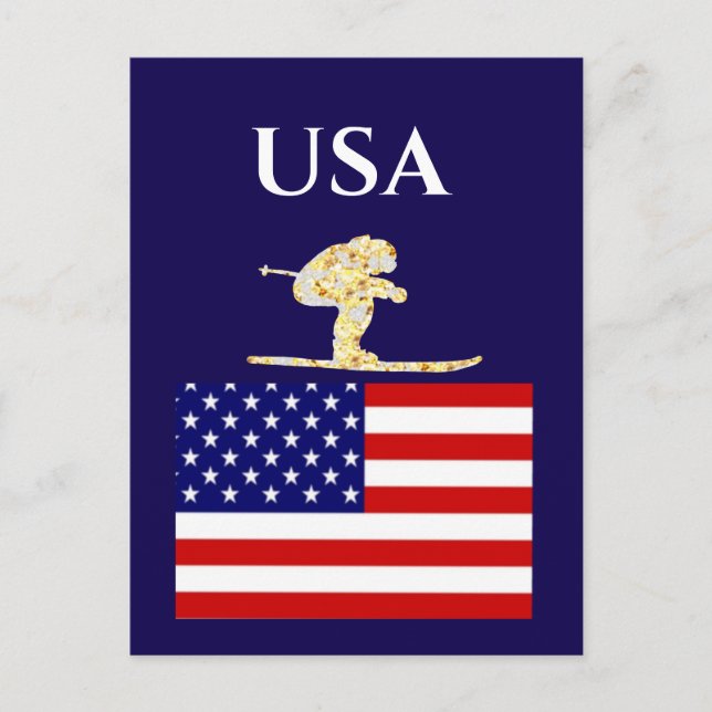 CARTÃO POSTAL SKIER (Frente)