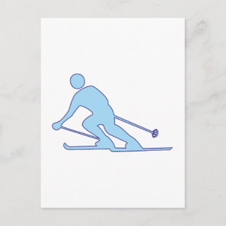 Cartão Postal Skifahrer Schifahrer skier